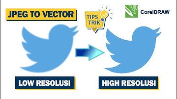 Cara Merubah Logo Gambar JPEG  Menjadi Vector di Coreldraw  - Convert JPEG to Vector