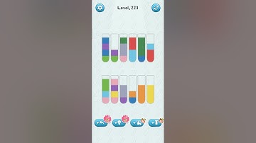 water sort jigsaw puzzle game level 223 Numpuz android ios games gameplay funny gaming all level