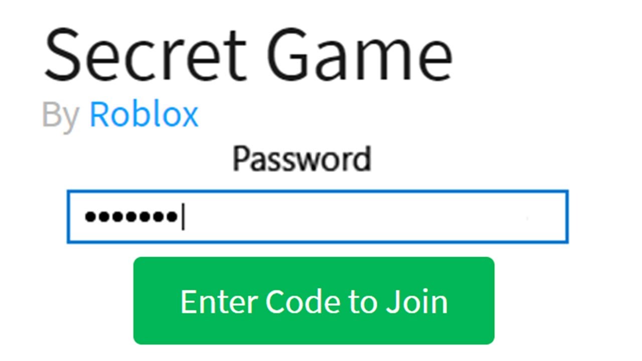 I Found A Secret Game In Roblox Youtube - roblox games secrets