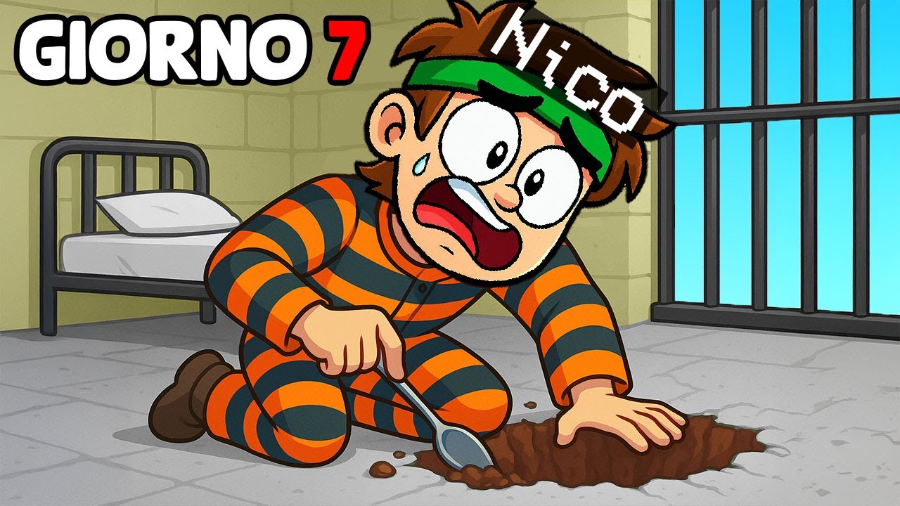 NICO, SCAVA UN BUCO IN PRIGIONE PER SCAPPARE!