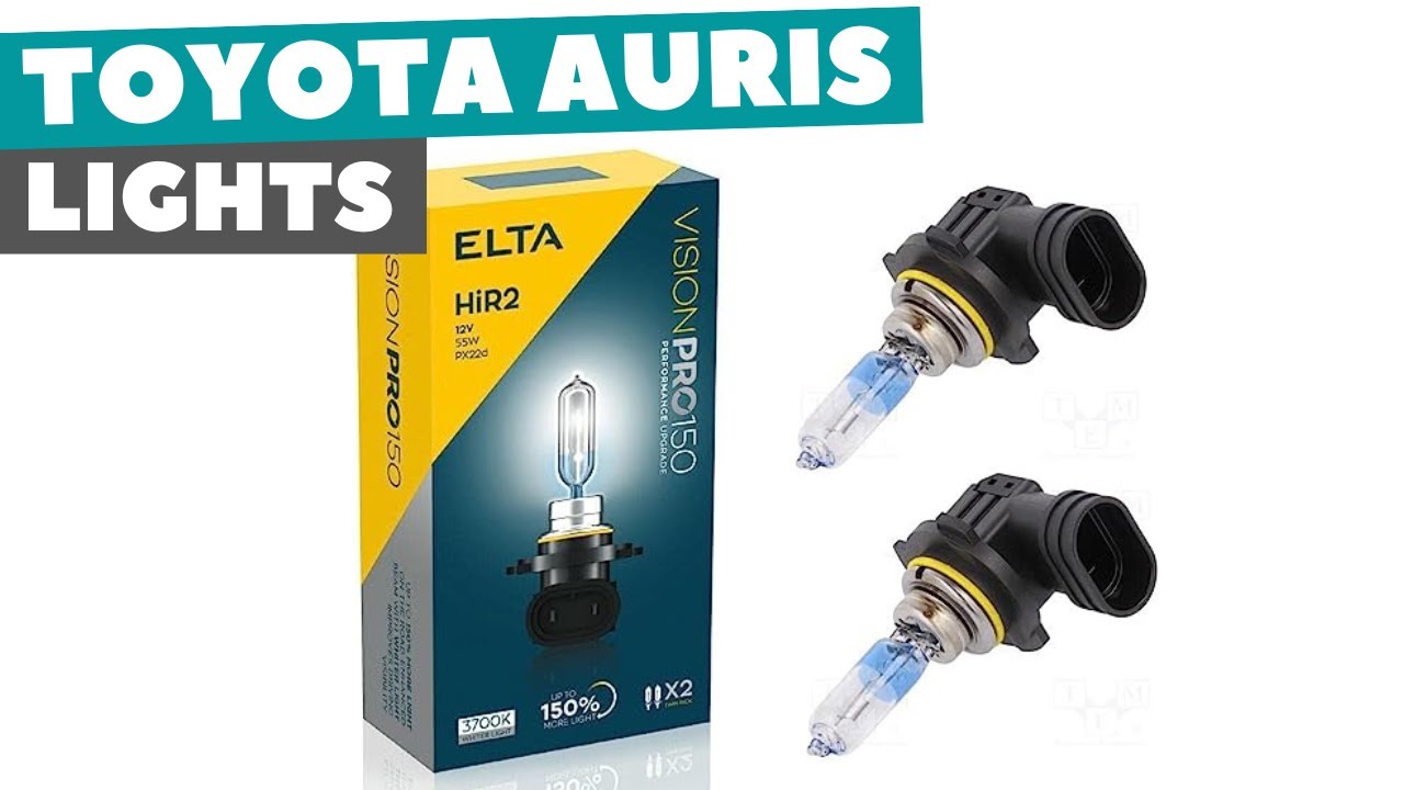 Toyota Auris New Lamp Lights ELTA VisionPRO 150 Upgrade 150 Brighter
