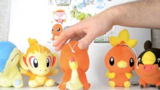 Pokémon Soft Toys: Charmander, Chimchar, Tepig, Torchic & Cyndaquil. (Banpresto) screenshot 1