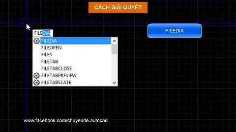 [Chuyên đề - ACAD] Sửa lỗi không hiện cửa sổ OPEN, SAVE,...