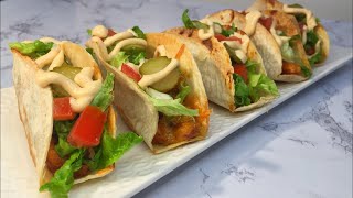 Tacos mexicains - طاكوس ميكسيكي بحشوة لذيذة سهلة التحضير