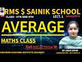 AVERAGE LECT. 1 MATHS CLASS CRACKERS COACHING INSTITUTE BAIJNATH 6 & 9 #SAINIK #RMS