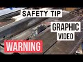 Table Saw Safety Tip / WARNING, Graphic Video