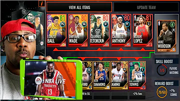 NBA LIVE MOBILE 18 EARLY GAMEPLAY!!! NBA CROSSROADS LIVE EVENTS, PLAYERS, PACKS + SETS!!!