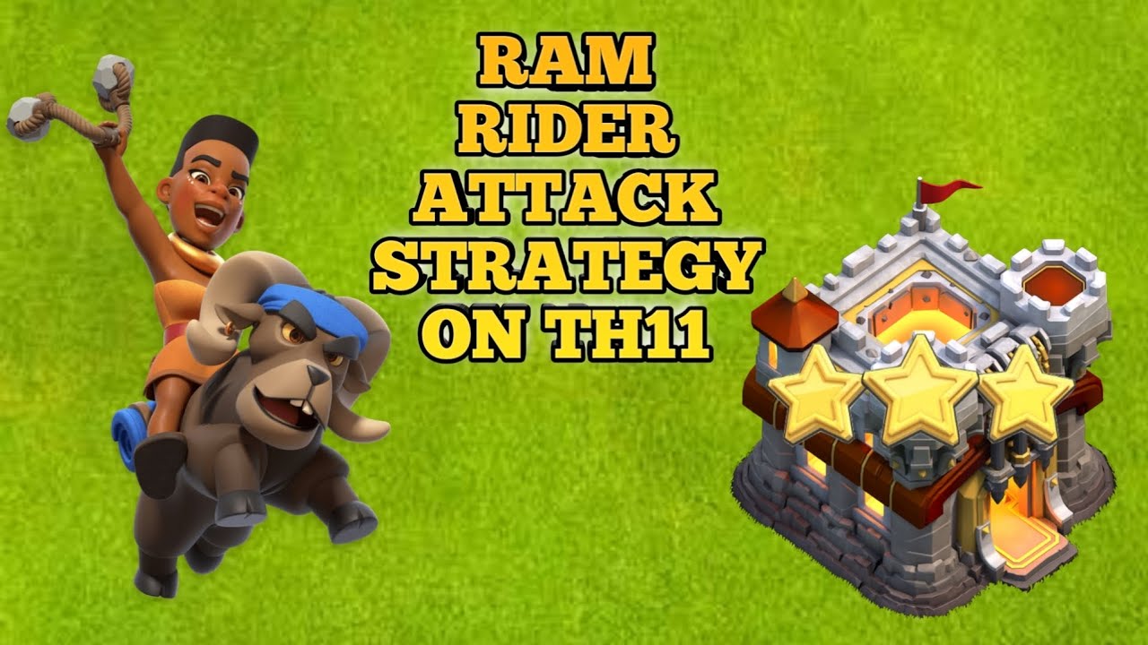 Best Ram Rider Attack Strategy @ClashOfClans - YouTube