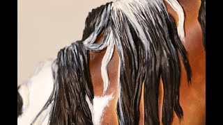 Sculpting Manes and Tails - HOW TO CUSTOMIZE A BREYER MODEL HORSE - Tutorial