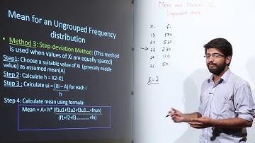 Best Online Lecture l Class 9th I Maths I ICSE I Chapter 19 | Statistics I Mean And Media I L298