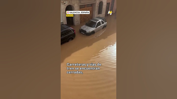 La peor inundación en Valencia, España, en décadas #shorts