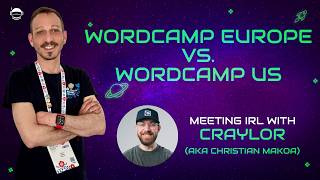 WordCamp Europe vs. WordCamp US - Interview with Craylor (Christian Makoa) at WCEU26
