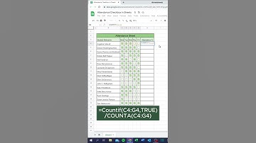 Easily Track Attendance with This Excel Formula! 📊✅ [2024]