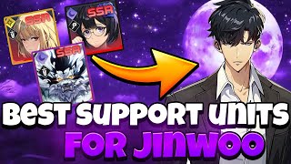 [Solo Leveling: Arise] - The BEST SSR & SR Jinwoo SUPPORT Units! USE THESE! screenshot 4