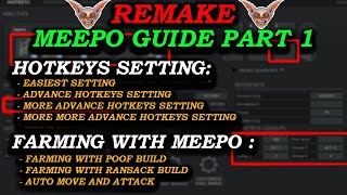 EASY MEEPO GUIDE - EASY AND ADVANCE SETTINGS - How to Play Meepo (PART 1)