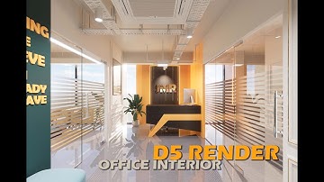 CINEMATIC ANIMATION OF AN OFFICE INTERIOR PART_01 | ARCHITECTURAL ANIMATION | D5 RENDER | SKETCHUP