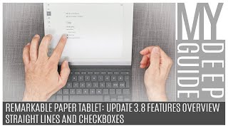 Remarkable 2: Update 3.8 Features Overview