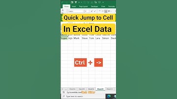 Quickly Jump to the End of Your Data in Excel