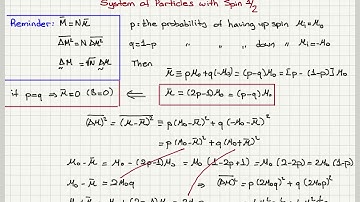 Week 3-5 System of Particles with Spin 1/2