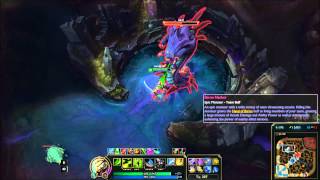 Master Yi with the new Sated Devourer - solo baron test PBE
