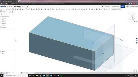 Onshape Tutorial- Basic Rectangular Prism