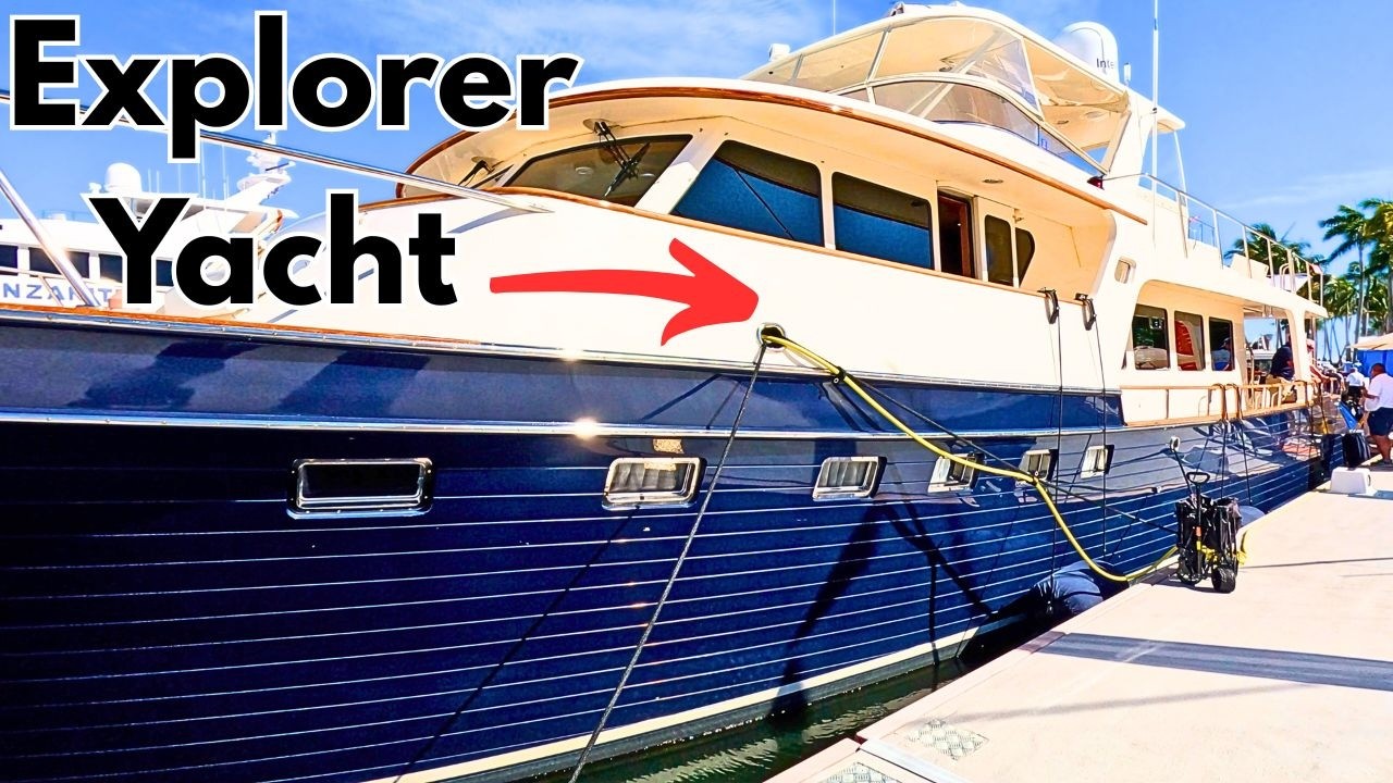 Вот что вы получаете за 2 миллиона на исследовательском траулере | Обзор Marlow 78E | HarborYachts