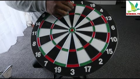 Lanao Dartboard Game Size 17" Overview