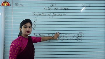 Class- 4 | Factors & Multiples | Ch- 7 | Maths | Shiv Jyoti Convent Sr Sec. School | Affili. to CBSE