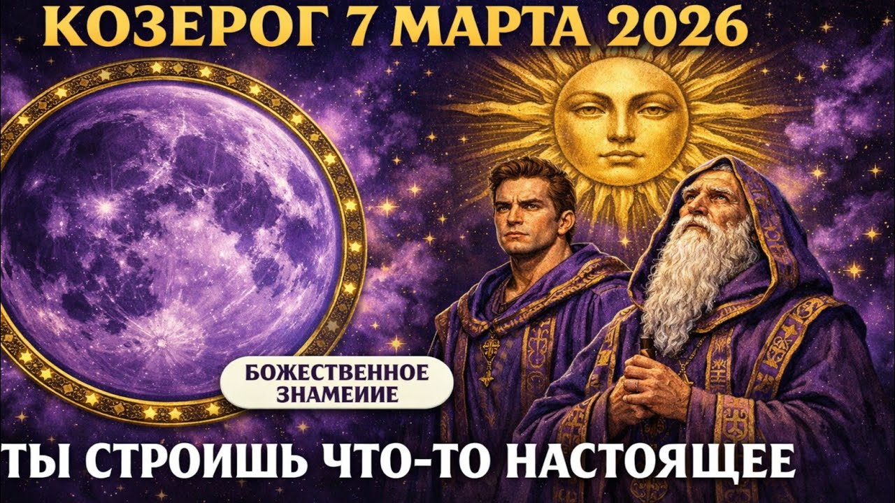Козерог 🔥 Ты Строишь Что-То Настоящее И Прочное — Божественное Знамение Подтверждает | 7 марта 2026