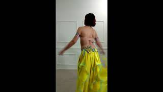 Sunny Yellow Belly Dance Costume