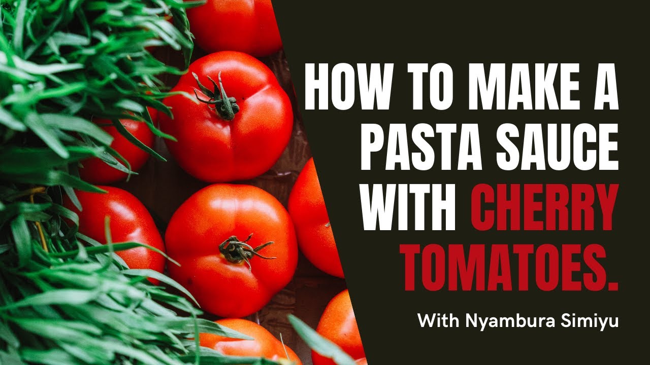 How to make a pasta Sauce with Cherry tomatoes. YouTube