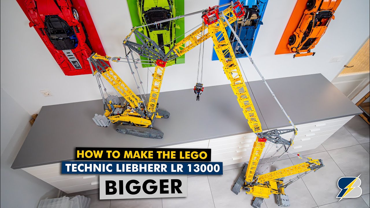Вы сказали, что LEGO Technic Liebherr LR 13000 недостаточно большой, тогда взгляните на это!