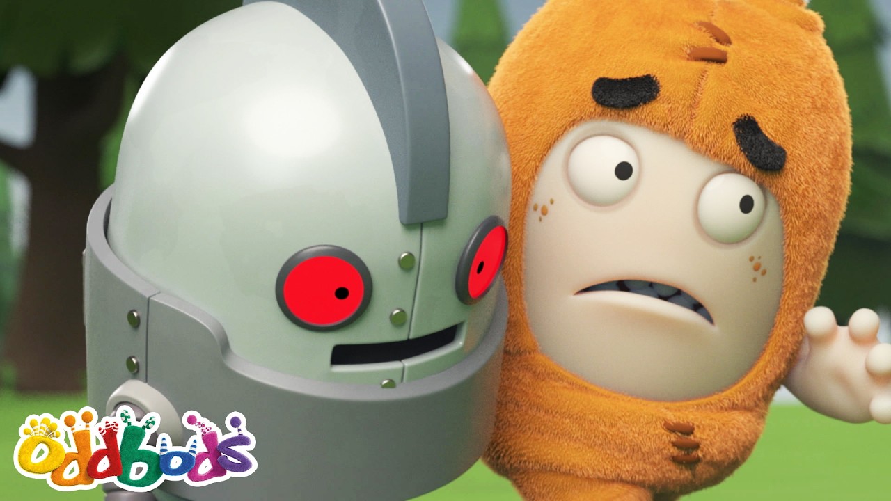 Slick's New Robot Friend Went EVIL! 🤖💔 | Oddbods Full Episode | Funny Cartoons for Kids