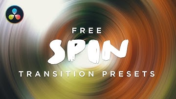[New In 2022 : Saving And Using Power Bins] Free Spin Transitions | DaVinci Resolve 17
