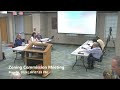 Zoning Commission Meeting - May 6, 2024