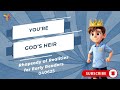 You're God's Heir | Children Daily Devotional | Rhapsody of Realities | 040625