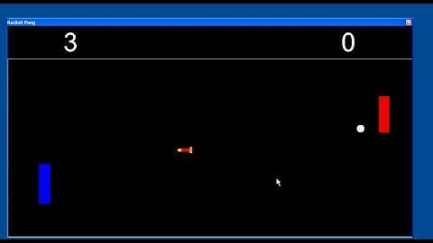Rocket Pong Game - Made in Visual Basic