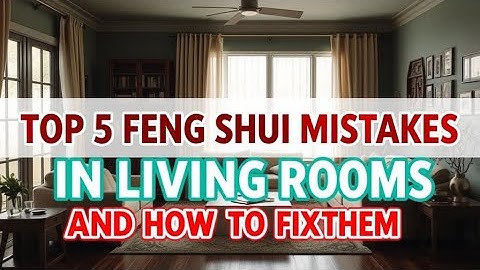 Top 5 Feng Shui Mistakes in Living Rooms (And How to Fix Them)