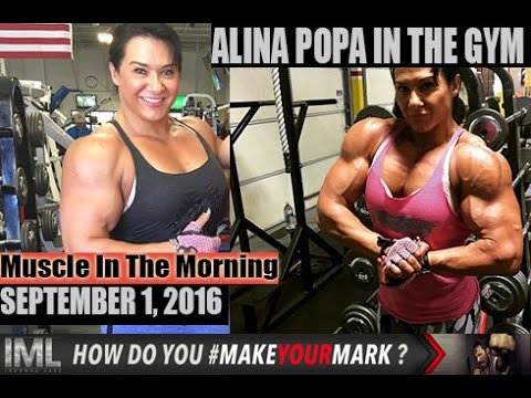 ALINA POPA IN THE GYM! - Muscle In The Morning September 1, 2016 gossip magazines