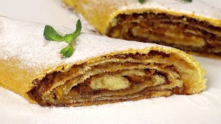 Köstlicher Apfel Zimt Strudel! Bestes Apple Rezept! # 81