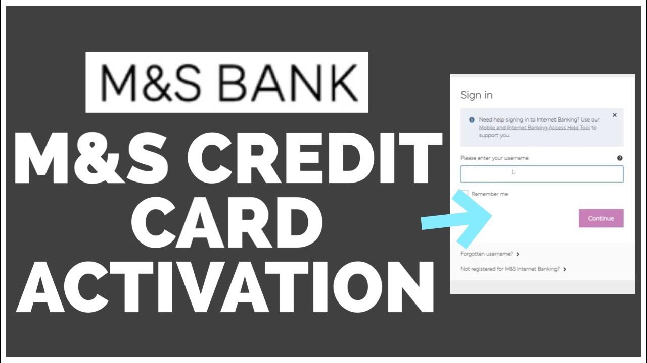 M&S Credit Card Activation How To Activate Marks and Spencer Credit