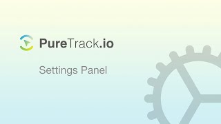 PureTrack Settings Panel