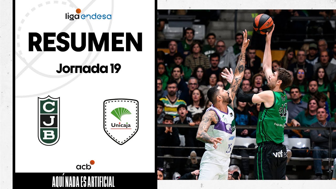 Joventut Badalona - Unicaja (85-81) RESUMEN | Liga Endesa 2023-24