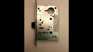 Sargent Mfg - 8215 Latch Explanation