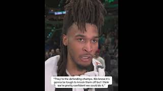Stephon Castle on playing OKC in the Western Conference Finals 🔥