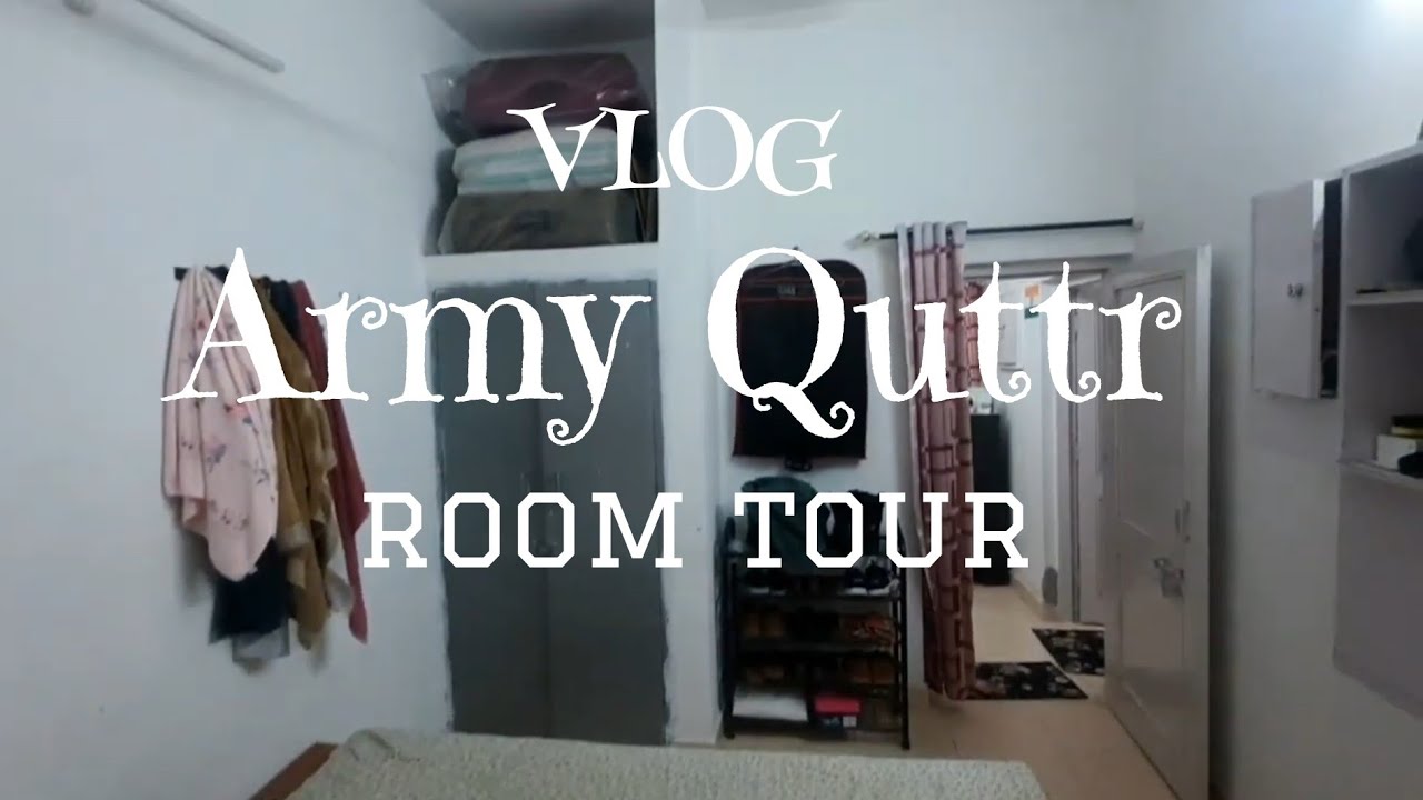 Army quttr vlog in punjab room tour