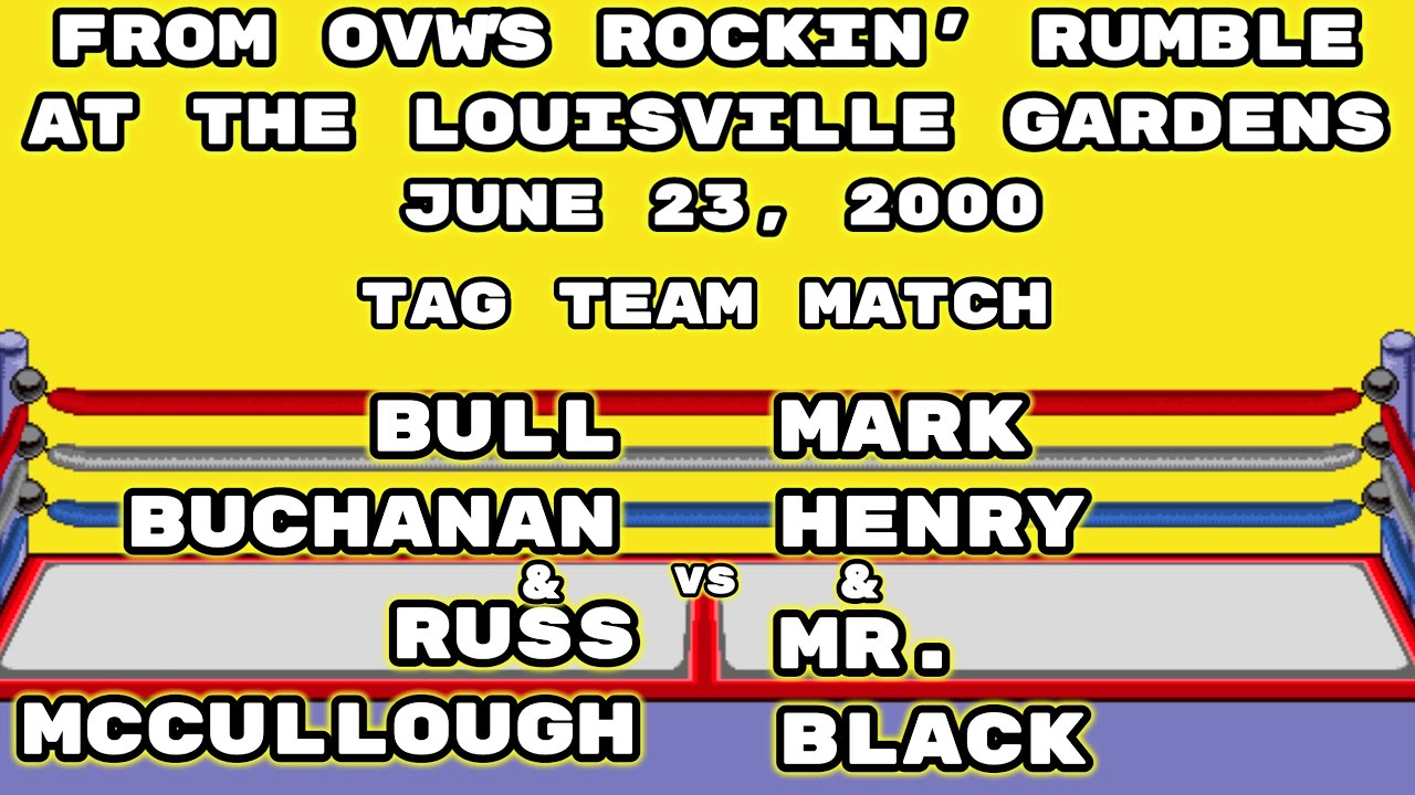 Mark Henry & Mr. Black vs Bull Buchanan & Russ McCullough from OVW's ...