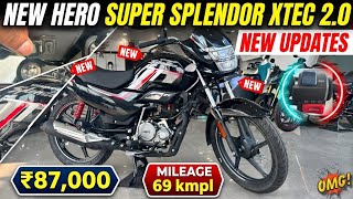 New Hero Super Splendor XTEC 2.0 2026 | On Road Price, Mileage, Features & Full Review 🔥