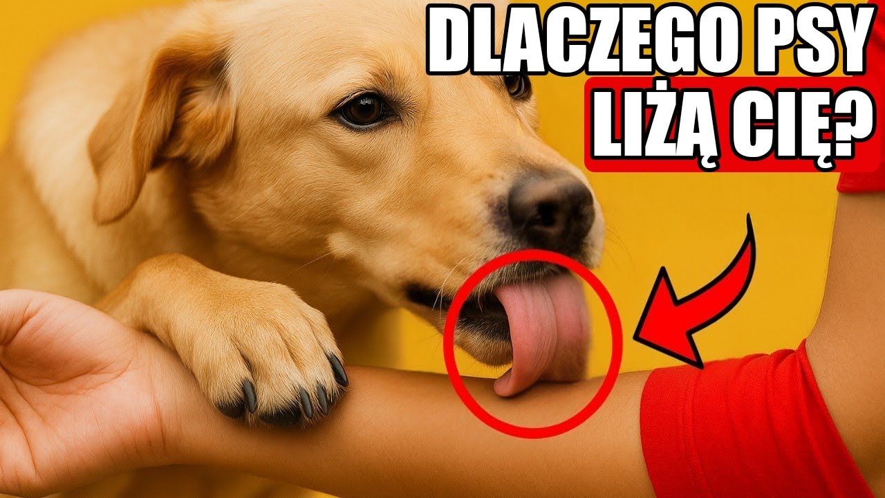 Jeśli Twój Pies LIŻE CIĘ, OTO CO TO OZNACZA!