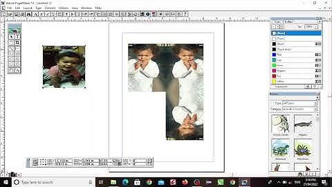 ADOBE PAGEMAKER TUTORIAL FOR MAKING MIRROR AND WATER IMAGE